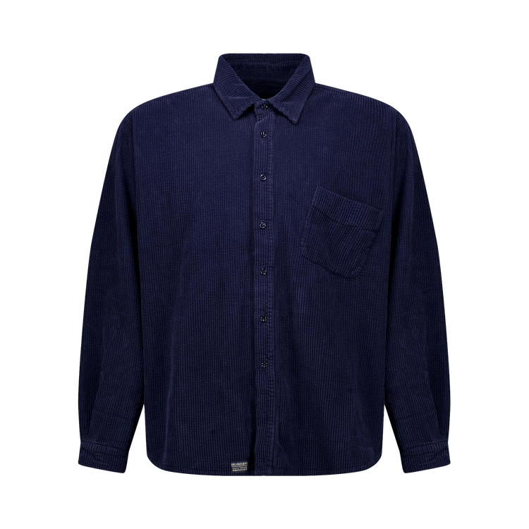 ERL Corduroy Overshirt Woven "Navy"
