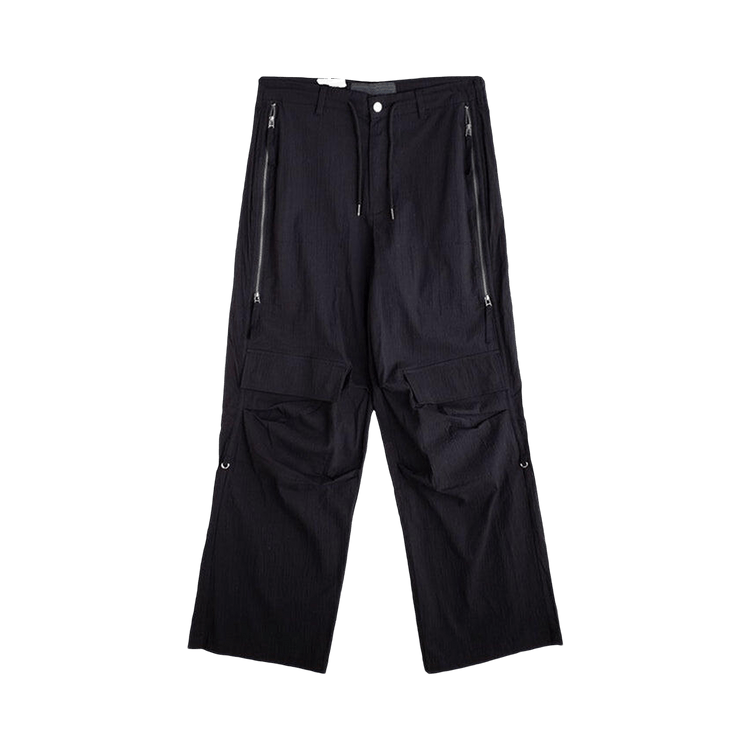 Jungles Seersucker Cargo Pant "Black"
