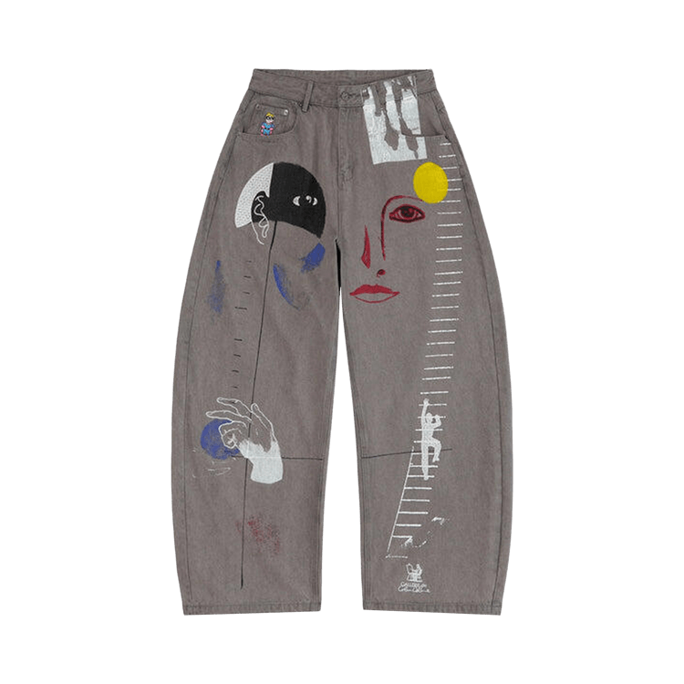 KidSuper From a Place I've Never Been Pants 'Grey'
