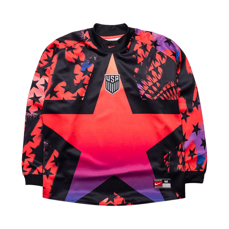 Nike USMNT Authentic Goalkeeper Soccer Shirt "Black/Bright Crimson"