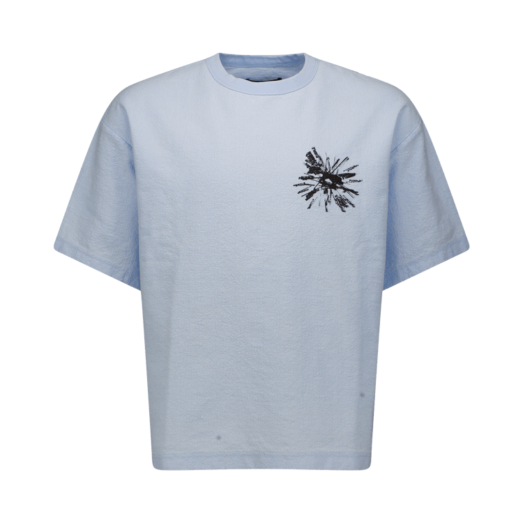PURPLE BRAND HWT Textured Jersey Short-Sleeve "Blue"