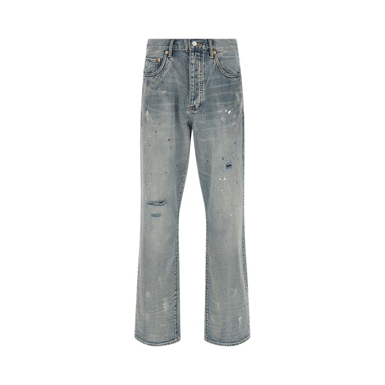 PURPLE BRAND Light Vintage Slash Paint "Light Indigo"