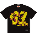 PDF 39 Waffle Tee "Black/Yellow"