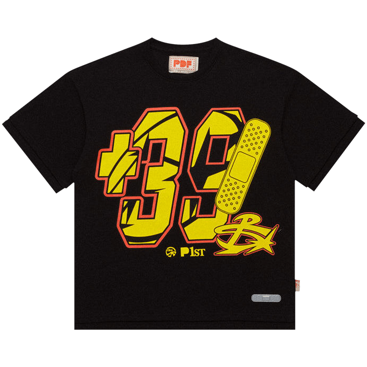 PDF 39 Waffle Tee "Black/Yellow"