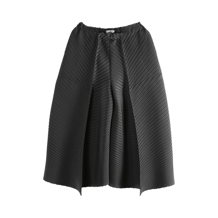 Issey Miyake Plaster Pleats Solid Pants "Black"