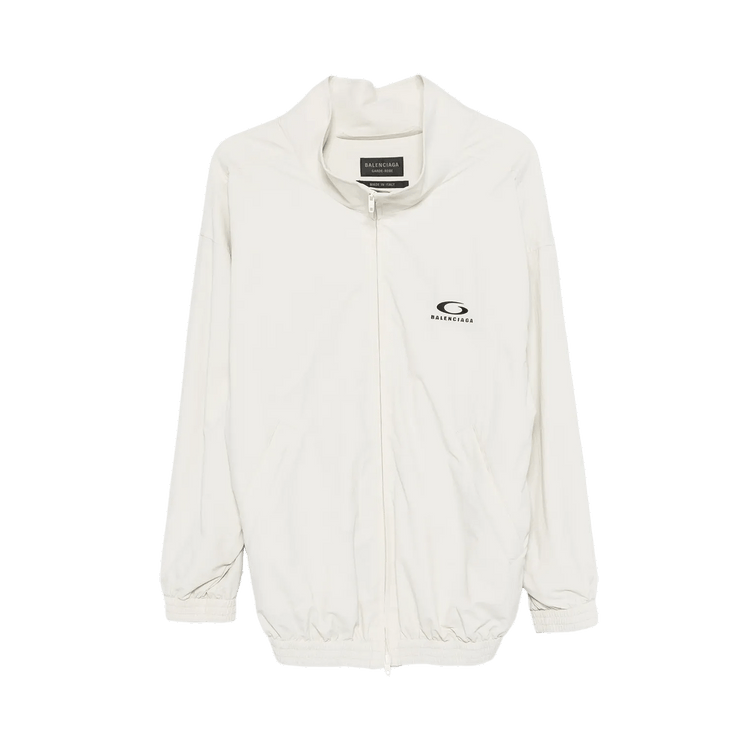 Balenciaga Off Shoulder Tracksuit Jacket "Dirty White"