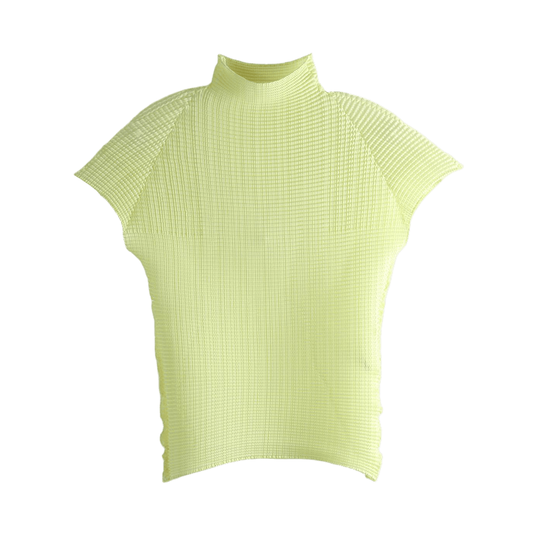 Issey Miyake Wooly Pleats Shirt "Light Green"
