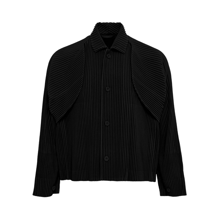 Homme Plissé Issey Miyake Cover And Fold Blouson "Black"