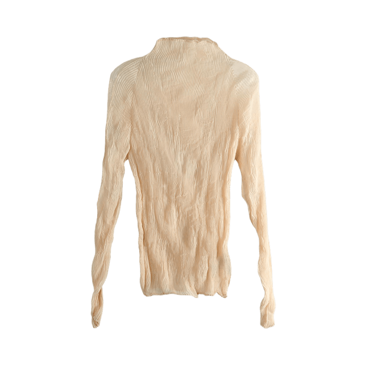 Issey Miyake Chiffon Twist 1 Shirt "Chukar Beige"