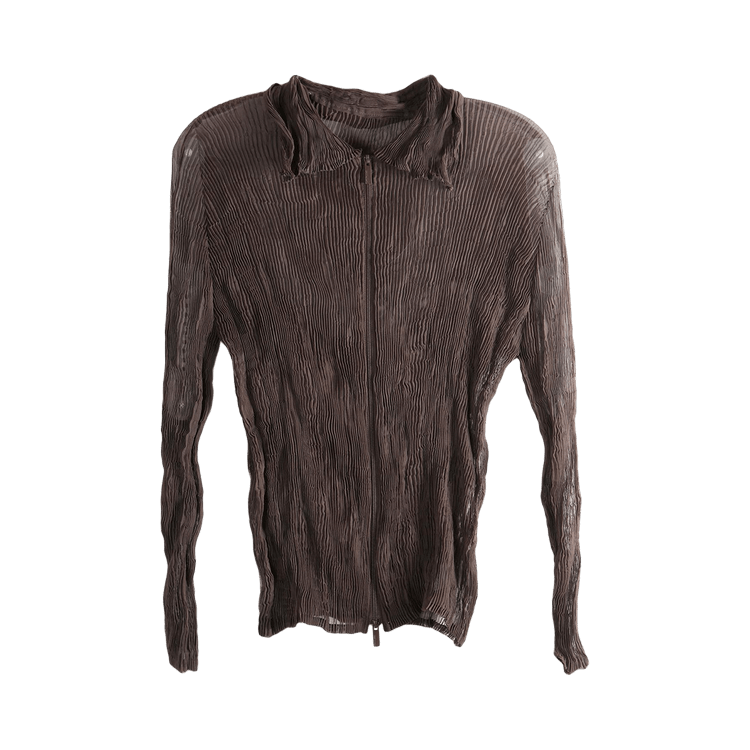 Issey Miyake Chiffon Twist 1 Shirt "Dark Brown"