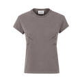 Jean Paul Gaultier Embroidered Stretch Tee "Dark Grey"