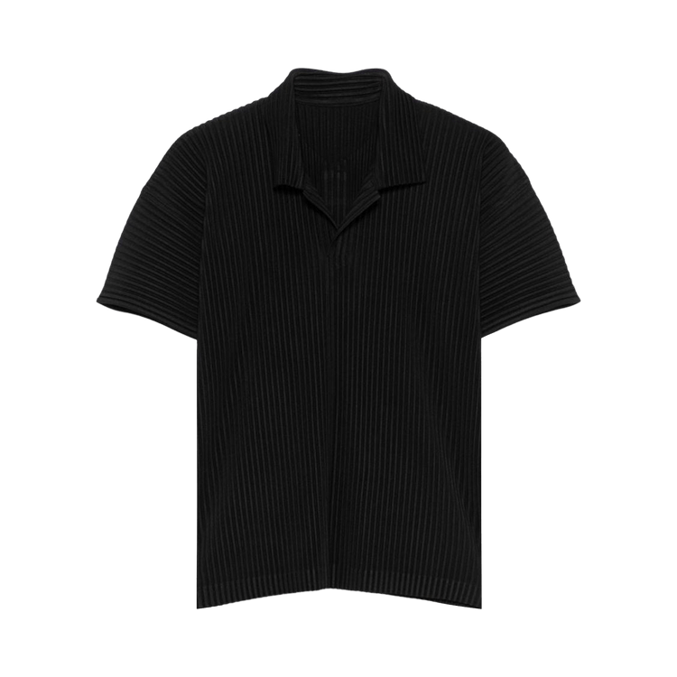 Homme Plissé Issey Miyake Basics Polo Shirt "Black"