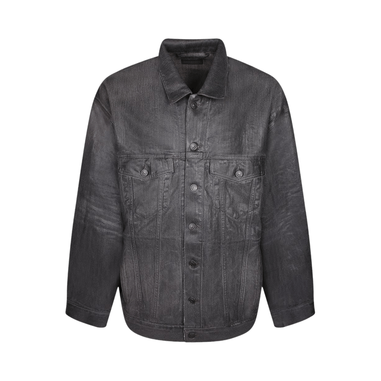 Balenciaga Oversized Jacket "Light Heather Grey/Yellow"