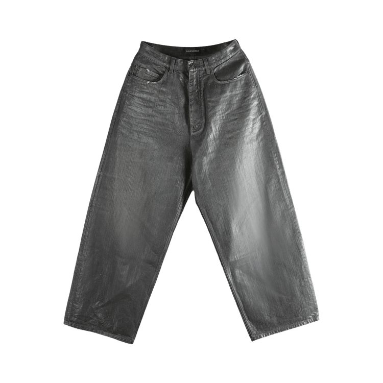 Balenciaga Baggy Pants "Light Heather Grey/Yellow"