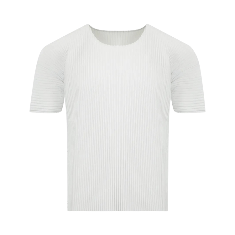 Homme Plissé Issey Miyake Basics T-Shirt "Light Grey"