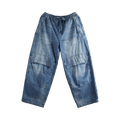 Alexander Wang Low Rise Oversized Cargo Pant "Tinted Medium Indigo"