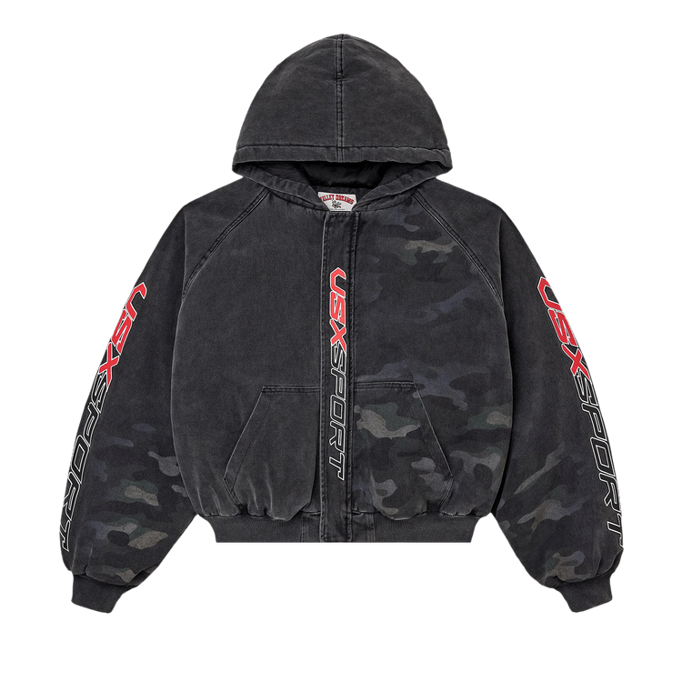 Vale Forever Vsx Camo Hood Bomber "Black/Camo"