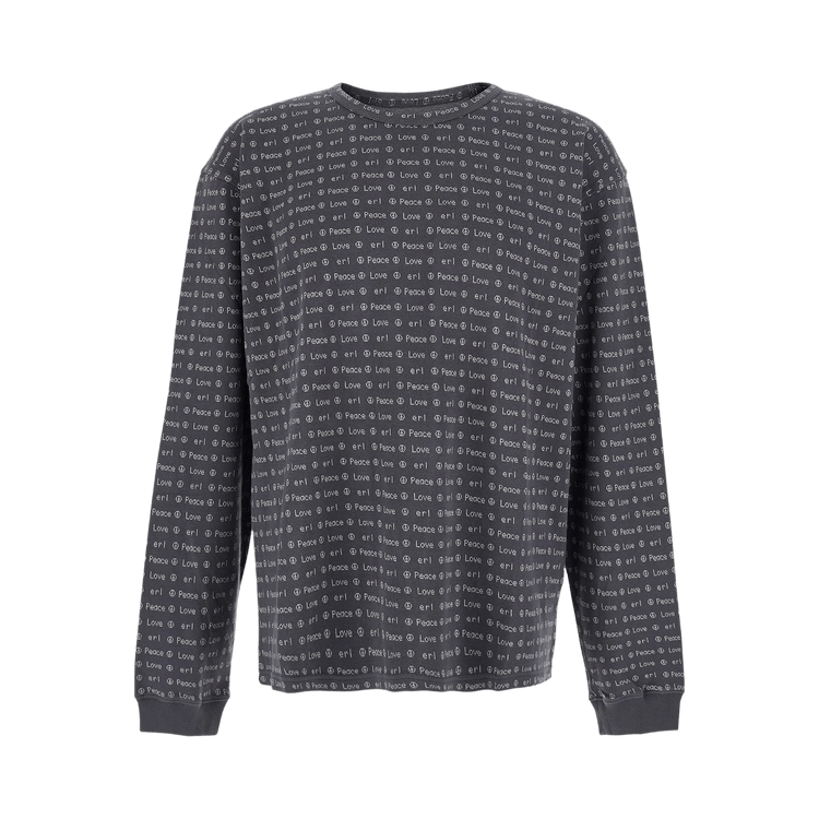ERL Jacquard Long-Sleeve Tee Knit "Brown"