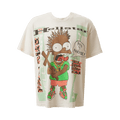 Hellstar Cartoon Cross T-Shirt "White"