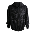 Hellstar Tribal Flame Zip Up "Black"