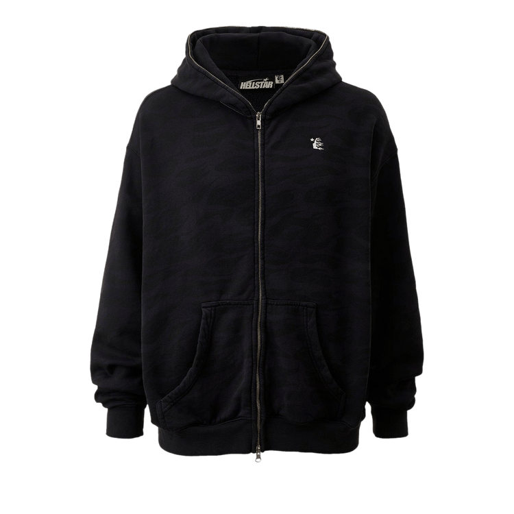 Hellstar Overdye Cheetah Zip Up "Purple"