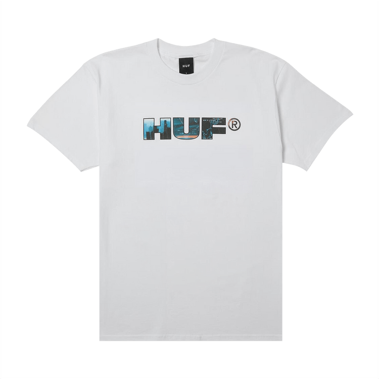 HUF Flight Path Short-Sleeve Tee "White"