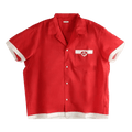 Bode Heart Deco Short-Sleeve Shirt "Red/White"