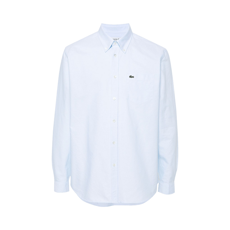 Lacoste Long-Sleeve Regular Fit Oxford Shirt "White/Overview"
