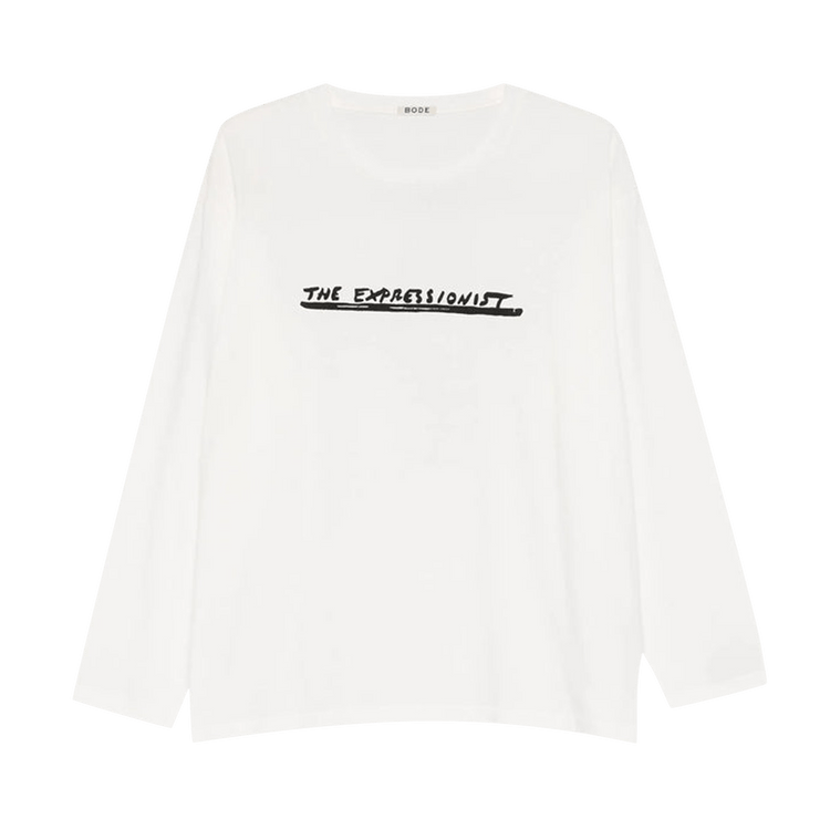 Bode Script Tee "Cream"