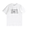 Lacoste Classic Fit Print Cotton Jersey T-Shirt "White"