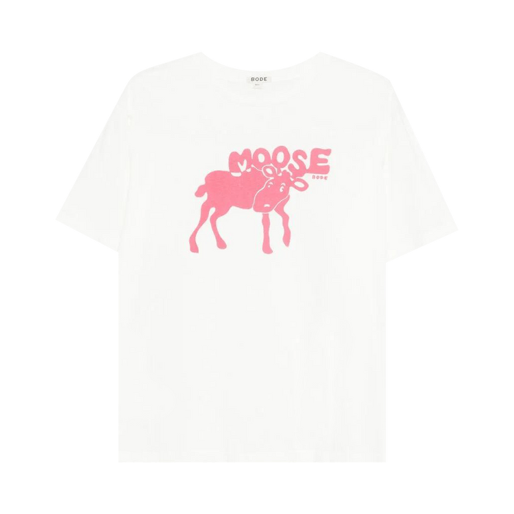 Bode Antlers Tee "Cream"