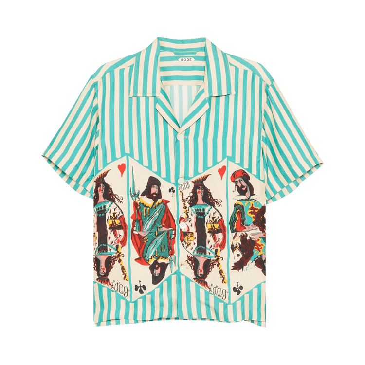Bode Royals Short-Sleeve Shirt "Multicolor"