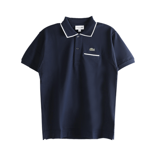 Lacoste Classic Fit L.12.12 Pocket Detail Polo "Navy Blue/Flour"