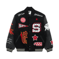 Sp5der Cuntry Varsity Jacket "Black"