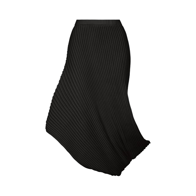 Issey Miyake Knit As It Is Skirt "Black"