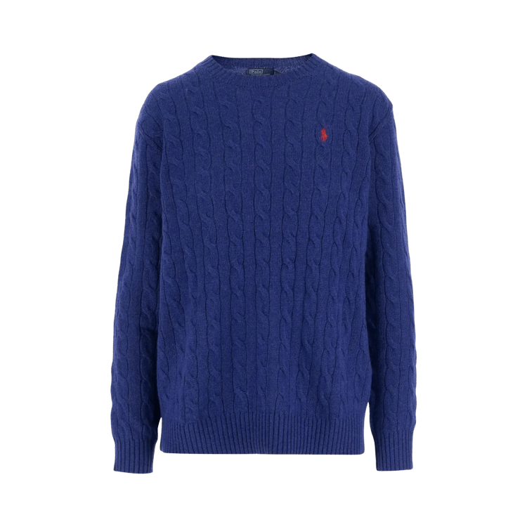 Polo by Ralph Lauren Long-Sleeve Crew Neck Pullover Sweater "Midnight Cobalt"