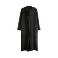 Yohji Yamamoto Pintuck Shirt Dress "Black"