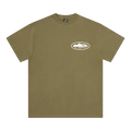 Corteiz Island Puff Print Tee "Olive"