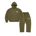 Corteiz Island Puff Print Tracksuit "Olive"