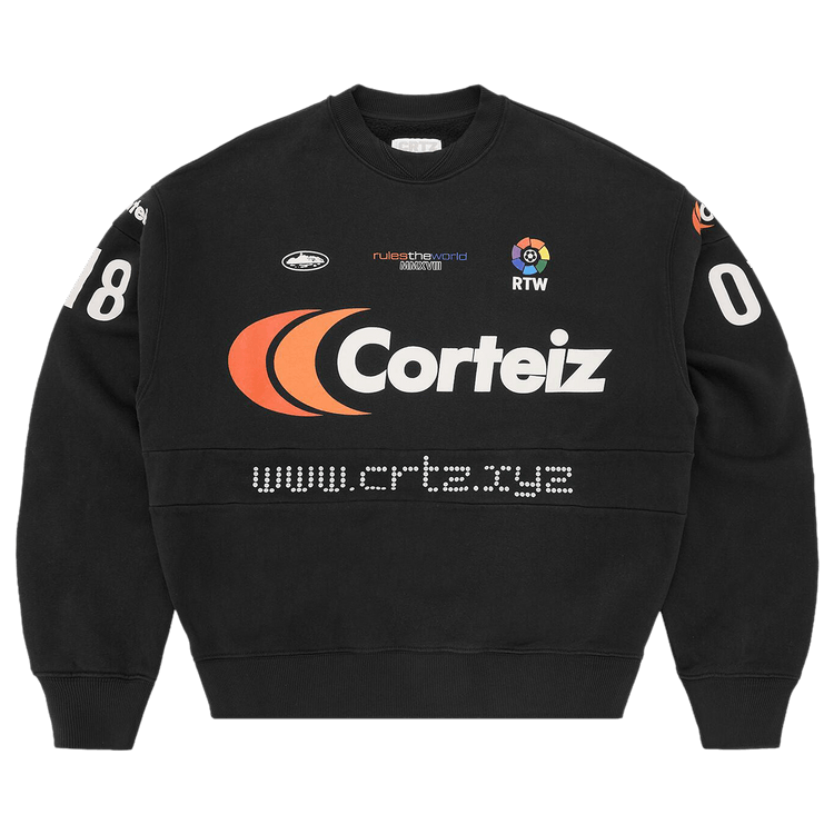 Corteiz Sponsors Crewneck "Black"