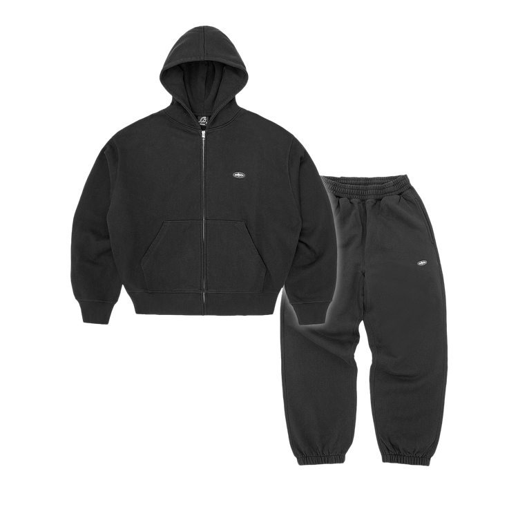 Corteiz Mini Island Hoodie Tracksuit "Black"