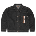 Corteiz Dual Stripe Denim Jacket "Washed Black"