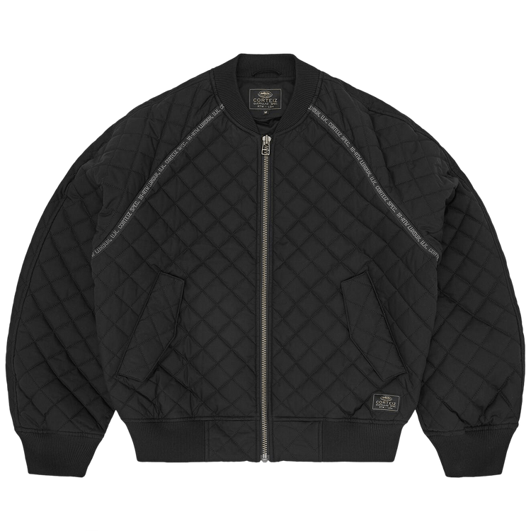 Corteiz Quilted Exchange Bomber "Black"