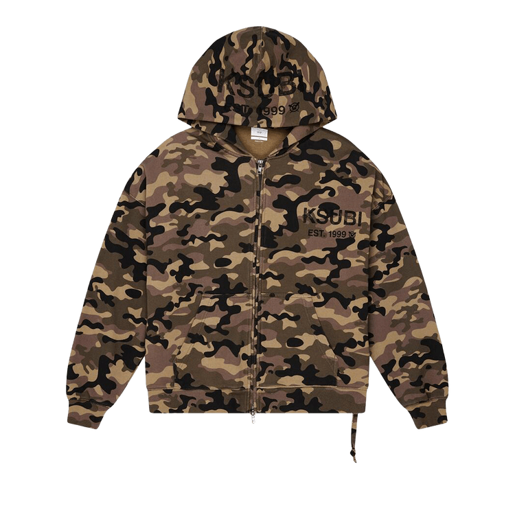 Ksubi Zip Thru Halen Hoodie "Camo"