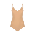 Jil Sander V-Neck Bodysuit "Beige"