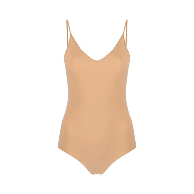 Jil Sander V-Neck Bodysuit "Beige"