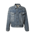 Satoshi Nakamoto Denim Moto Jacket "Blue"