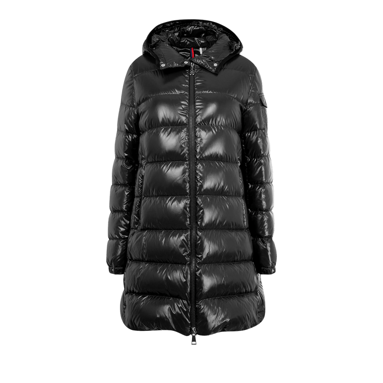 Moncler Courcelles Long Coat "Black"