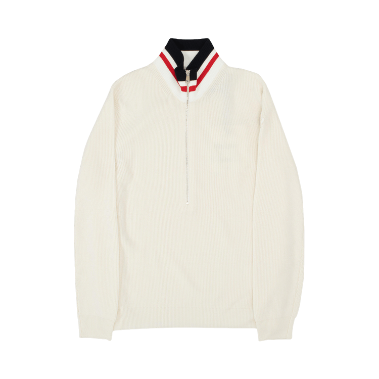Moncler T-Neck Sweater "White"