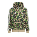 Adidas x BAPE Shark Track Hoodie Jacket "Crew Green"